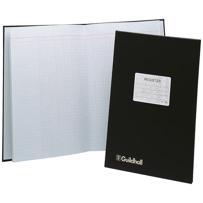 Guildhall Attendance Register, 298x203mm, 24 Openings, 96 Pages, Black