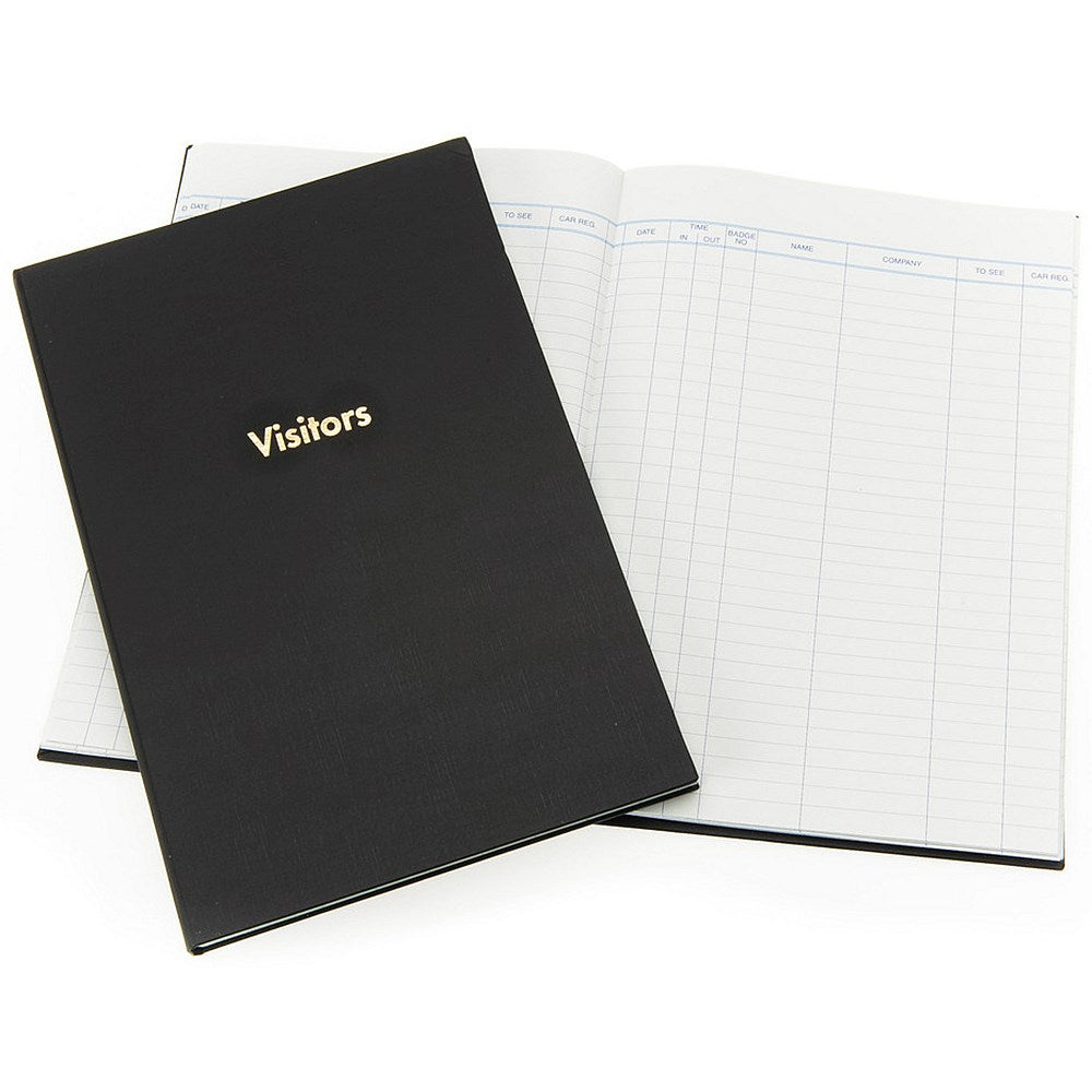 Guildhall Visitors Book, Casebound, 160 Pages, Black