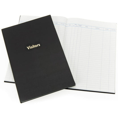 Guildhall Visitors Book, Casebound, 160 Pages, Black