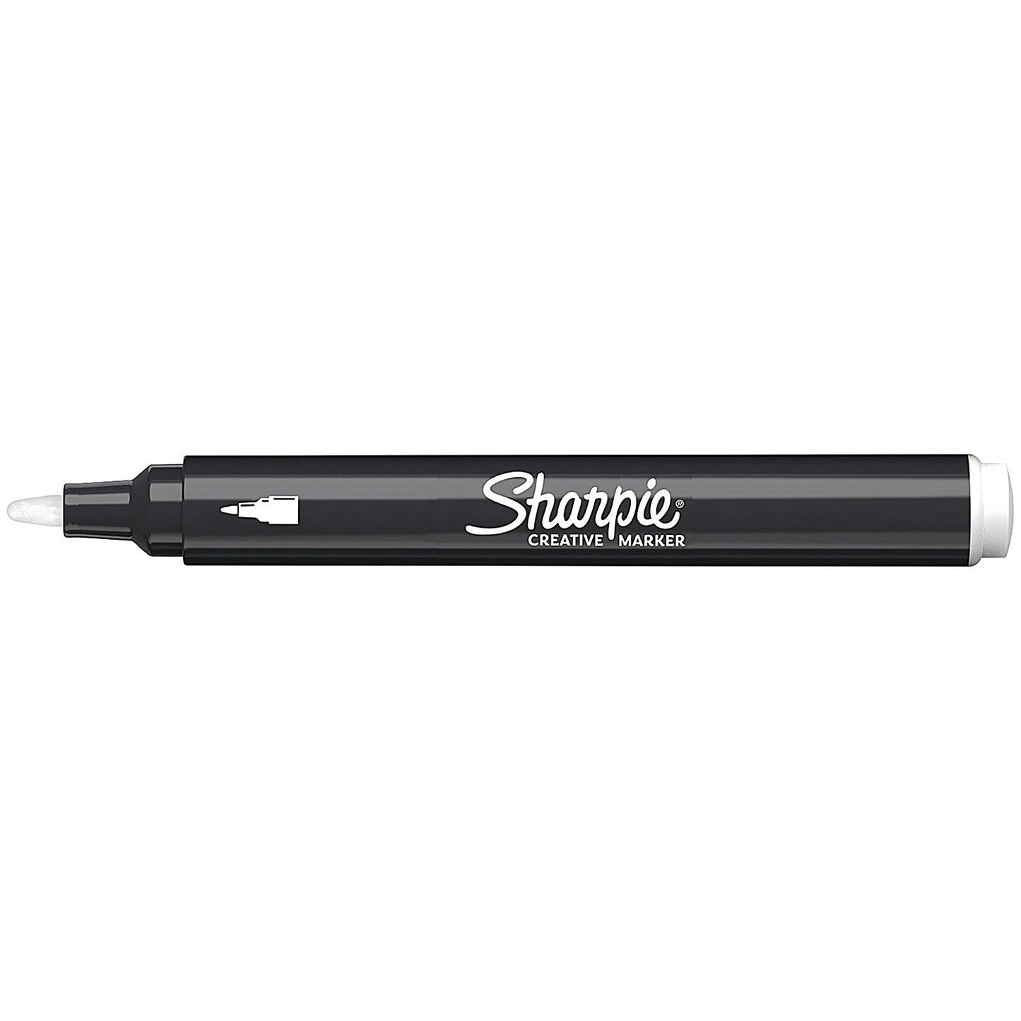 Sharpie Creative Marker Bullet Tip Black/White (Pack of 2)