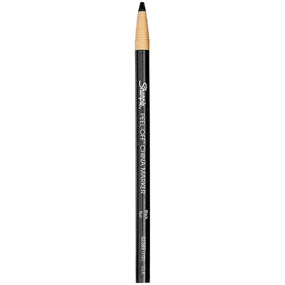 Sharpie China Wax Marker Pencil, Black, Pack of 12