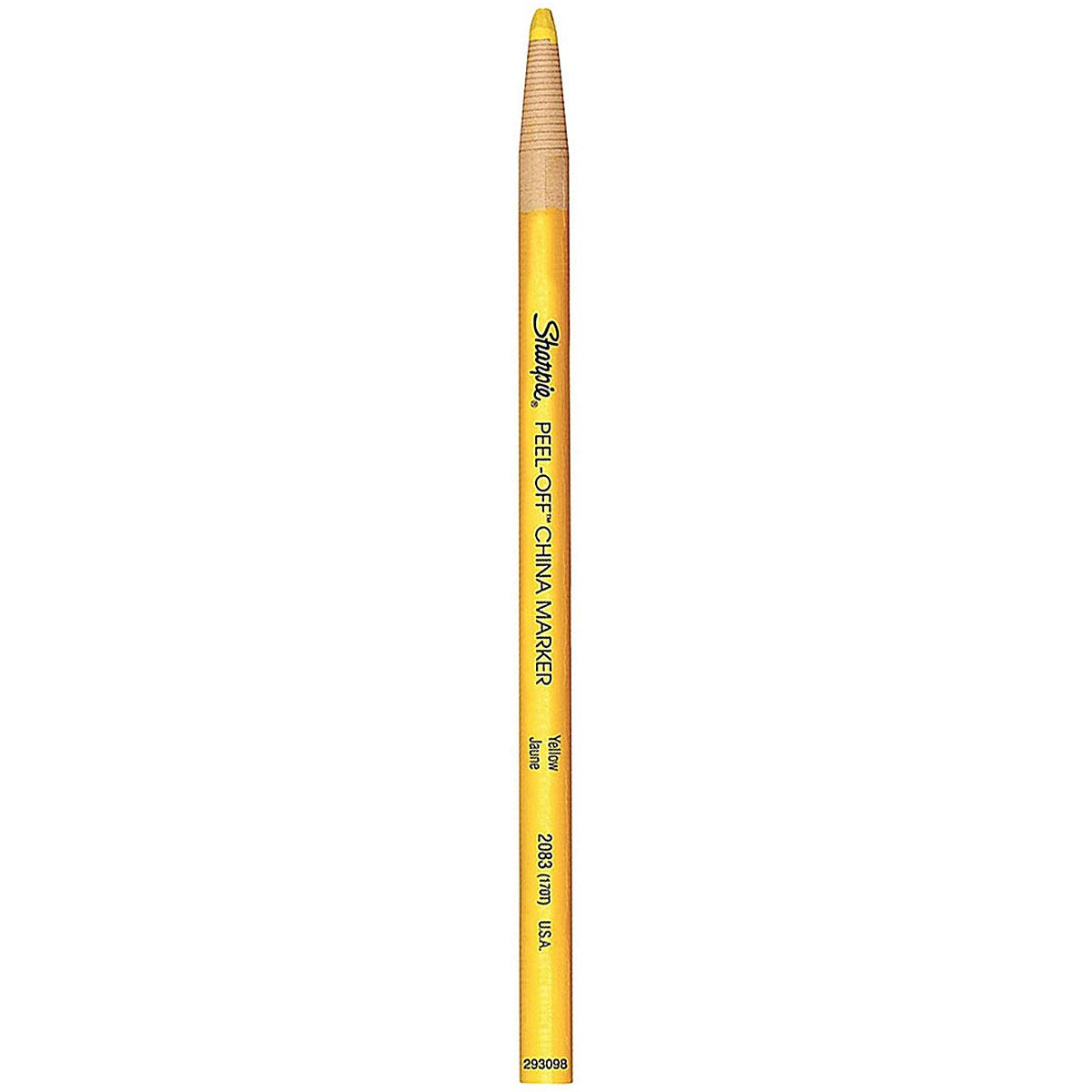 Sharpie China Wax Marker Pencil, Yellow, Pack of 12