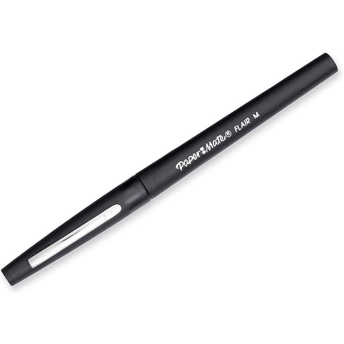 Paper Mate Fine Line Marker, 0.8mm Line, Black, Pack of 12 Easy2Order : GL09512