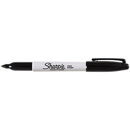 Sharpie Permanent Marker Fine Black (Pack of 36)