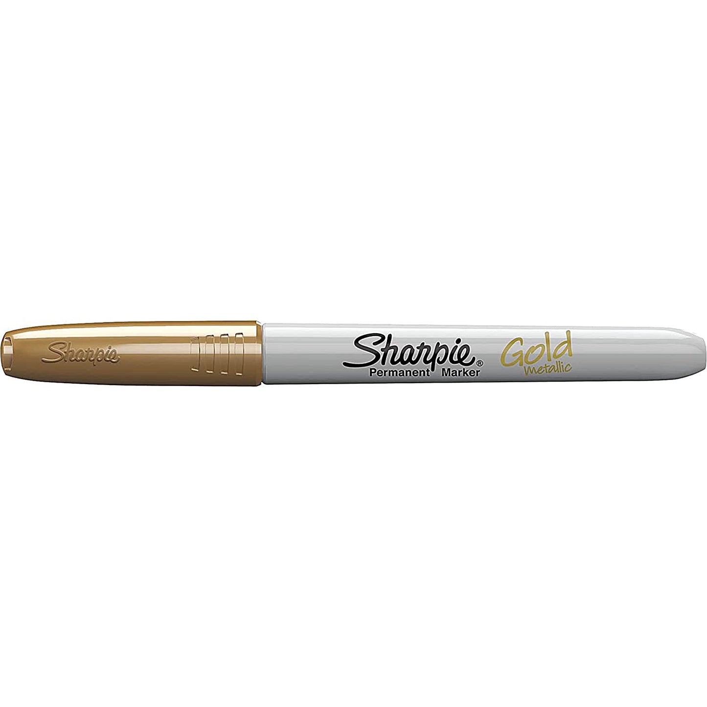 Sharpie Metallic Permanent Marker Pen, Fine, Gold, Silver and Bronze, Pack of 3