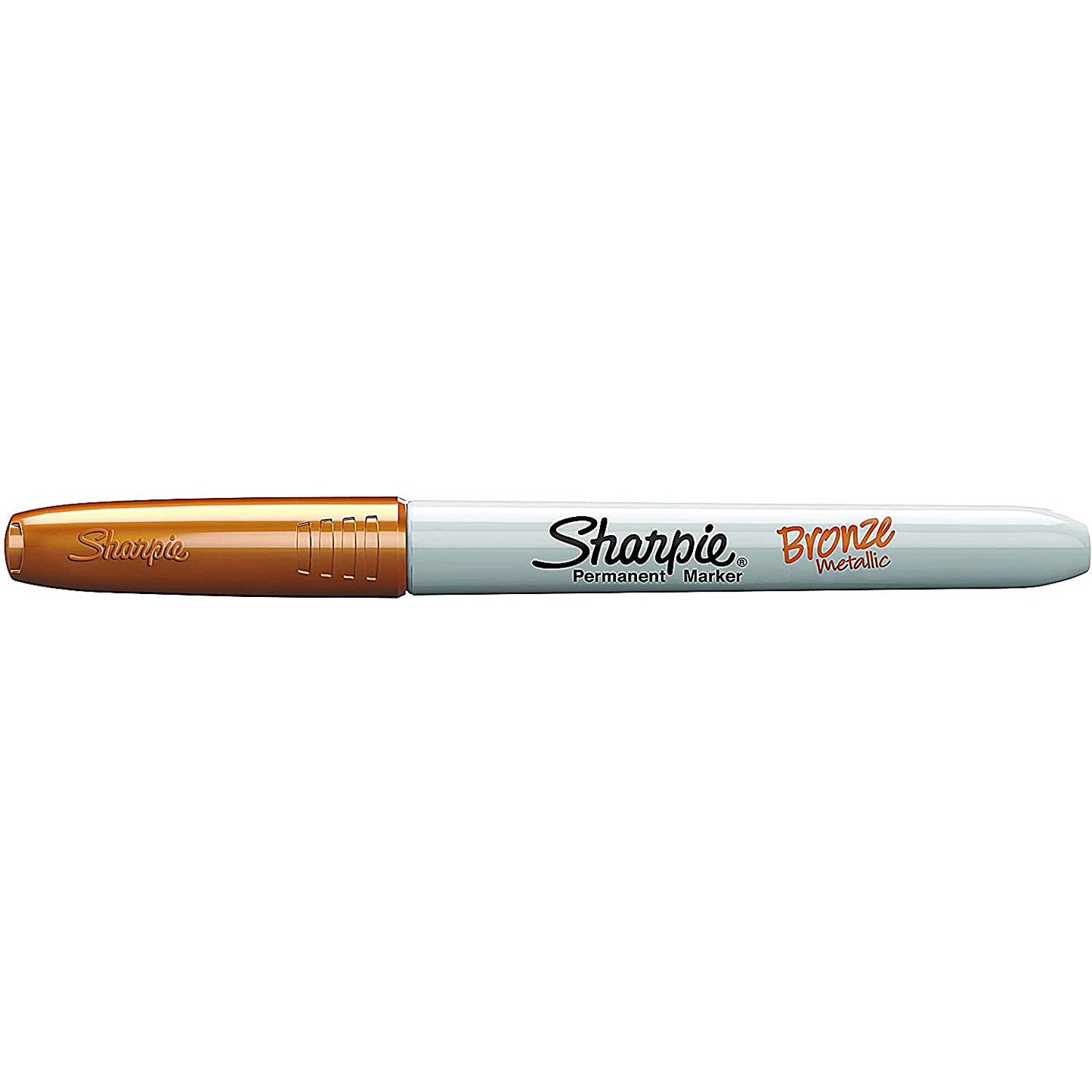 Sharpie Metallic Permanent Marker Pen, Fine, Gold, Silver and Bronze, Pack of 3