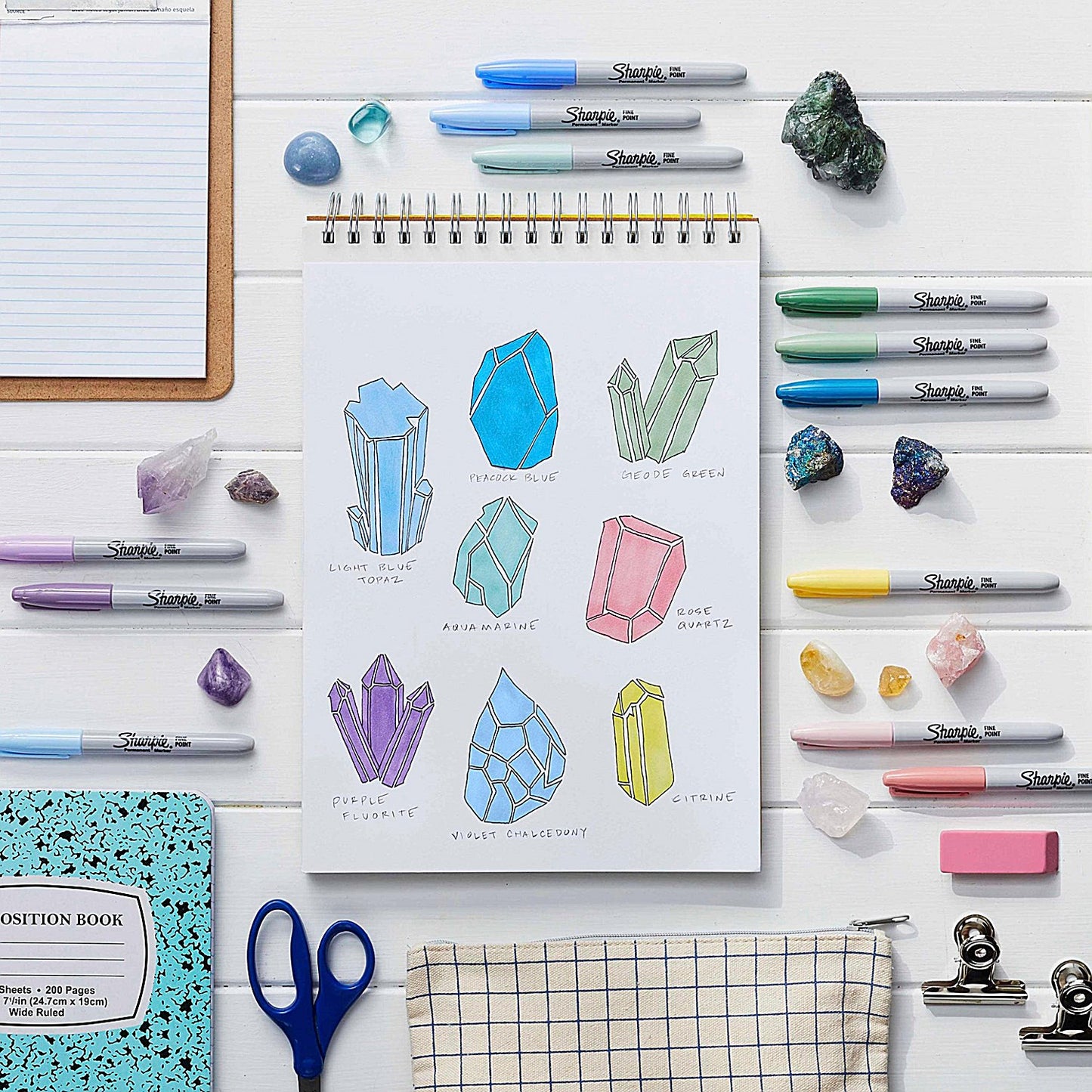 Sharpie Permanent Marker Mystic Gems (Pack of 5)