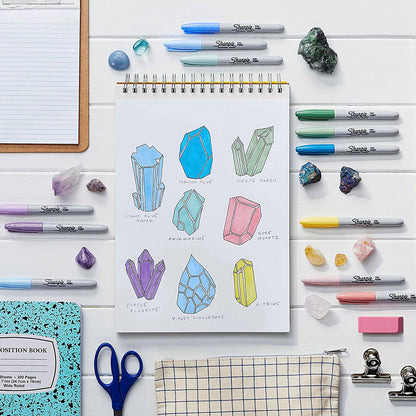 Sharpie Permanent Marker Mystic Gems (Pack of 5)