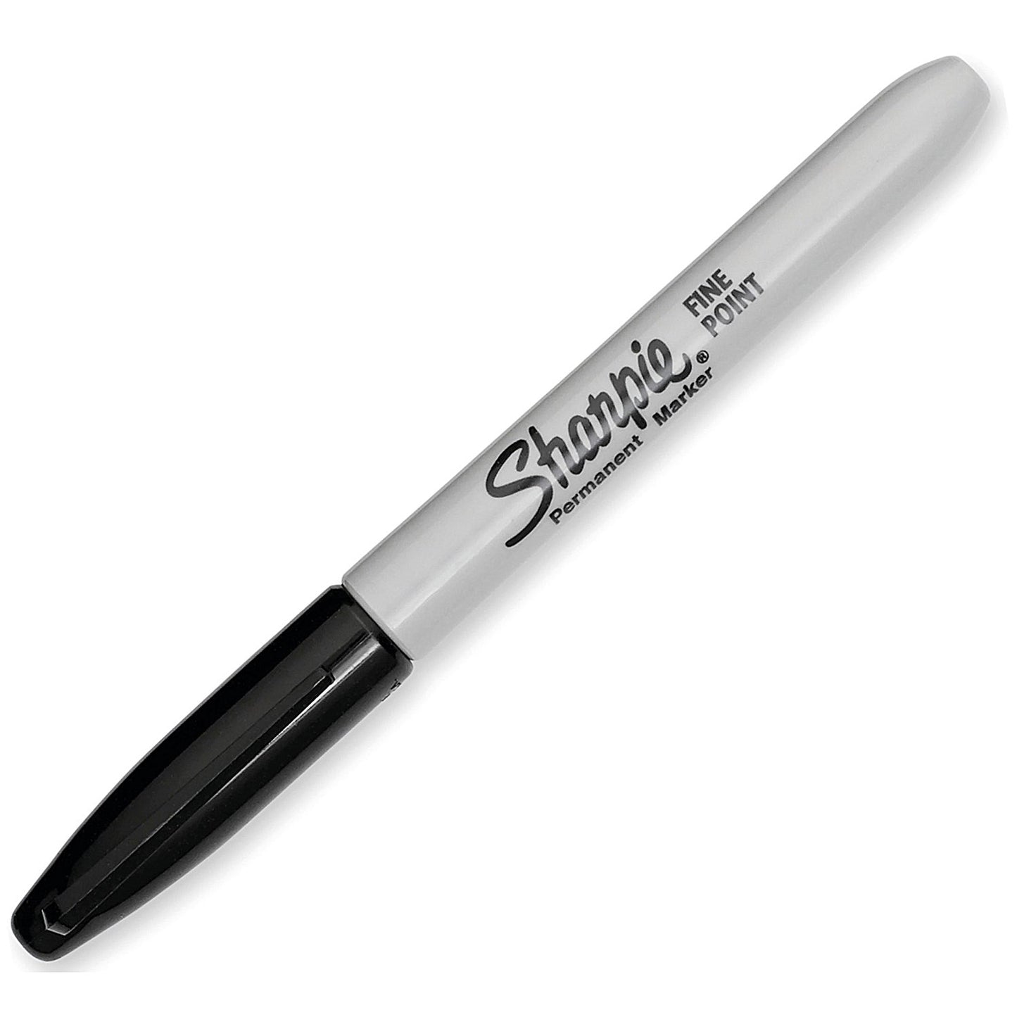 Sharpie Permanent Markers, Fine, Black, Pack of 24