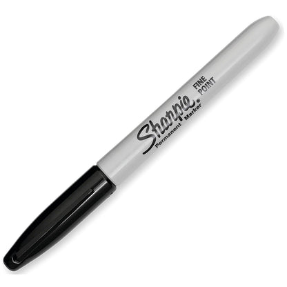 Sharpie Permanent Markers, Fine, Black, Pack of 24