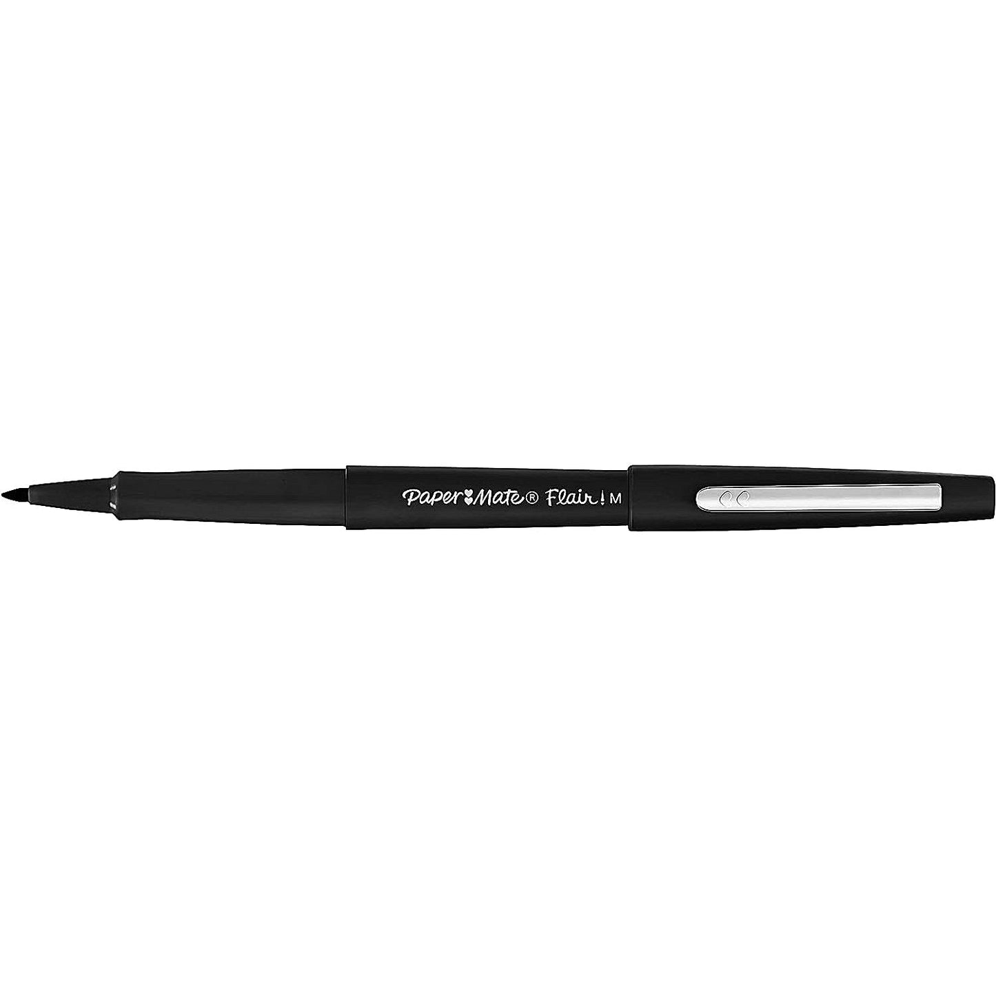 Paper Mate Flair Felt Tip Pens Medium Black (Pack of 36)