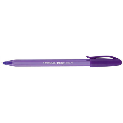 Paper Mate Inkjoy 100 Stick Ballpoint Pen, Assorted, Pack of 8
