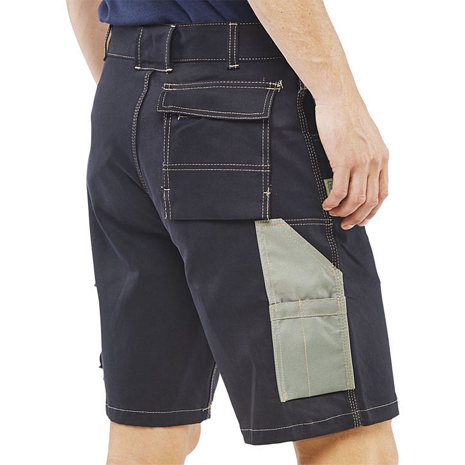 Beeswift Grantham Multi-Purpose Pocket Shorts, Navy Blue, 30 Easy2Order : GMPSN30