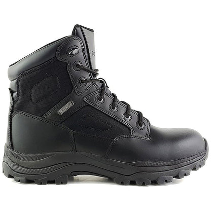 Tuffking Raid Tactical Non-Safety Leather Boots, 6 Inch Side Zip, Black, 15