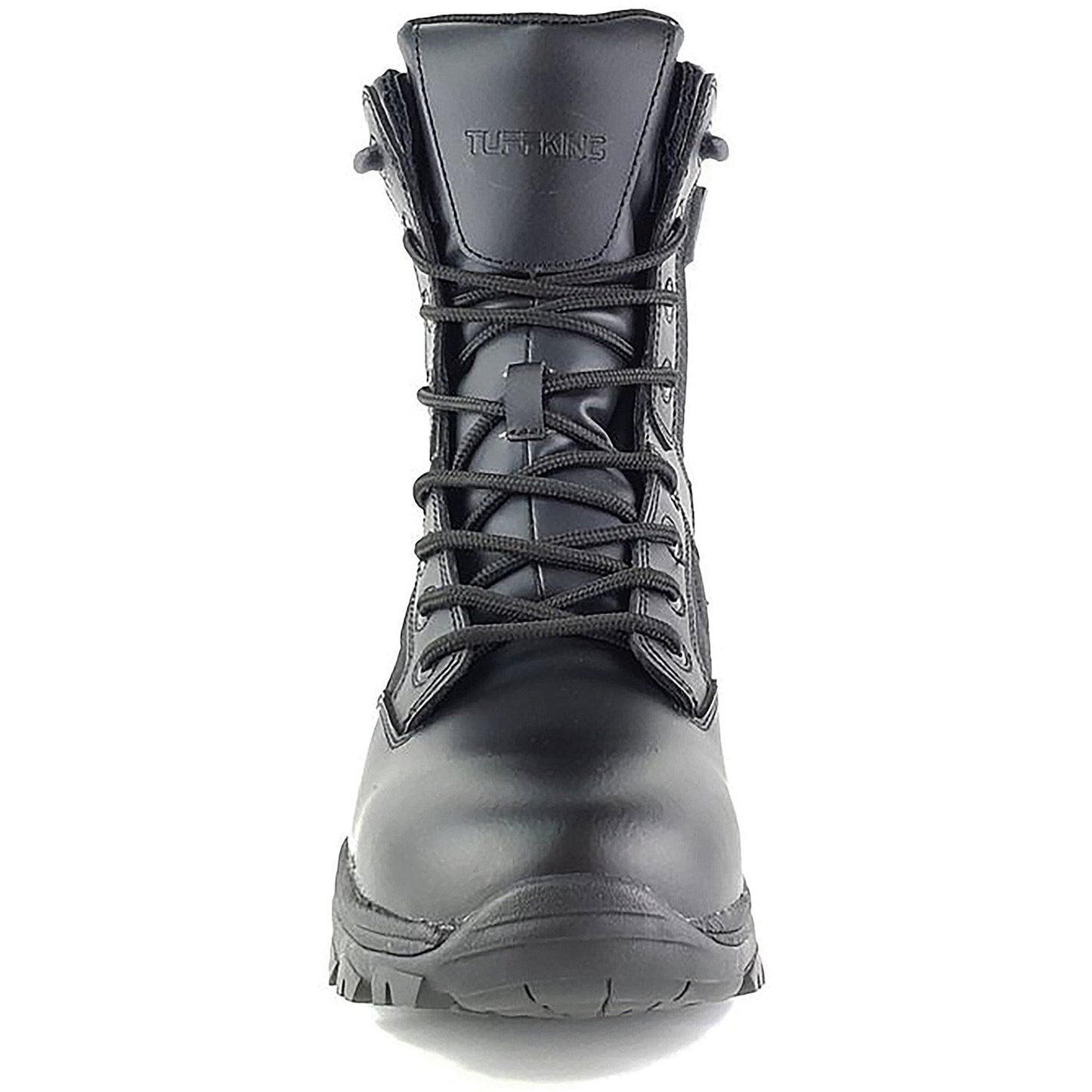 Tuffking Bishop Tactical Non-Safety Leather Boots, 8 Inch Zip, Black, 3