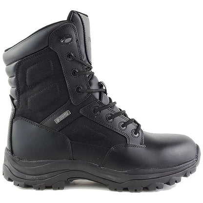 Tuffking Bishop Tactical Non-Safety Leather Boots, 8 Inch Zip, Black, 4
