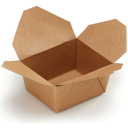 Go-Pak Deli Box Fold Top, Small, Kraft, Pack of 450