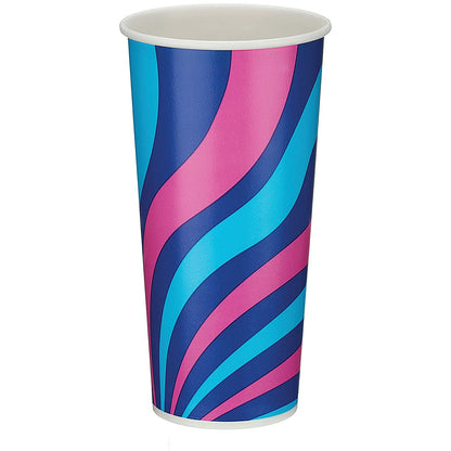Go-Chill Single Wall PE Lined Cold Paper Cup, 625ml, Assorted, Pack of 1000 Easy2Order : GPK60185