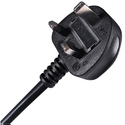 Connekt Gear IEC C13 Male to UK Mains Power Plug, 1.8m Lead, Black