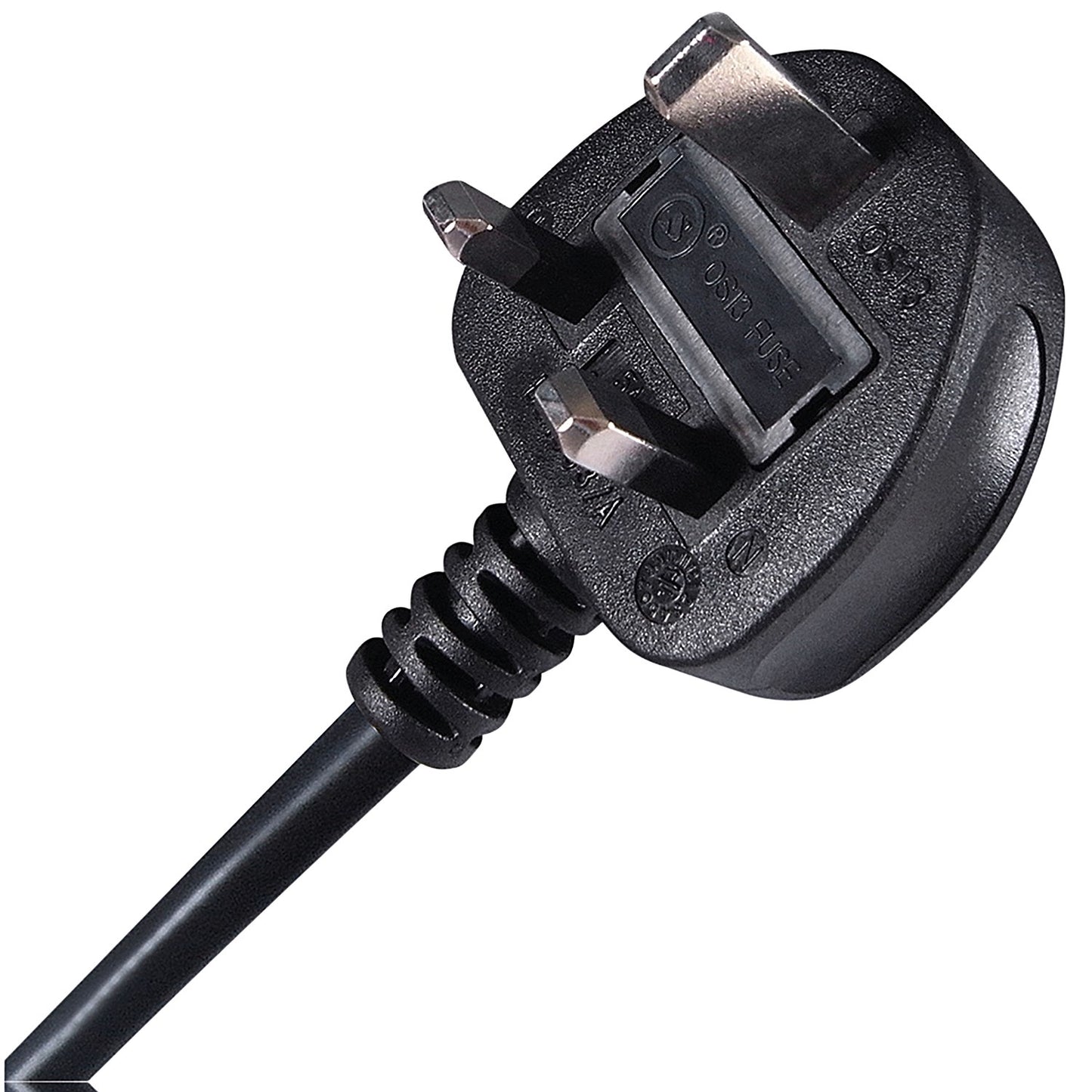 Connekt Gear C7 Male to UK Mains Power Plug, 2m Lead, Black
