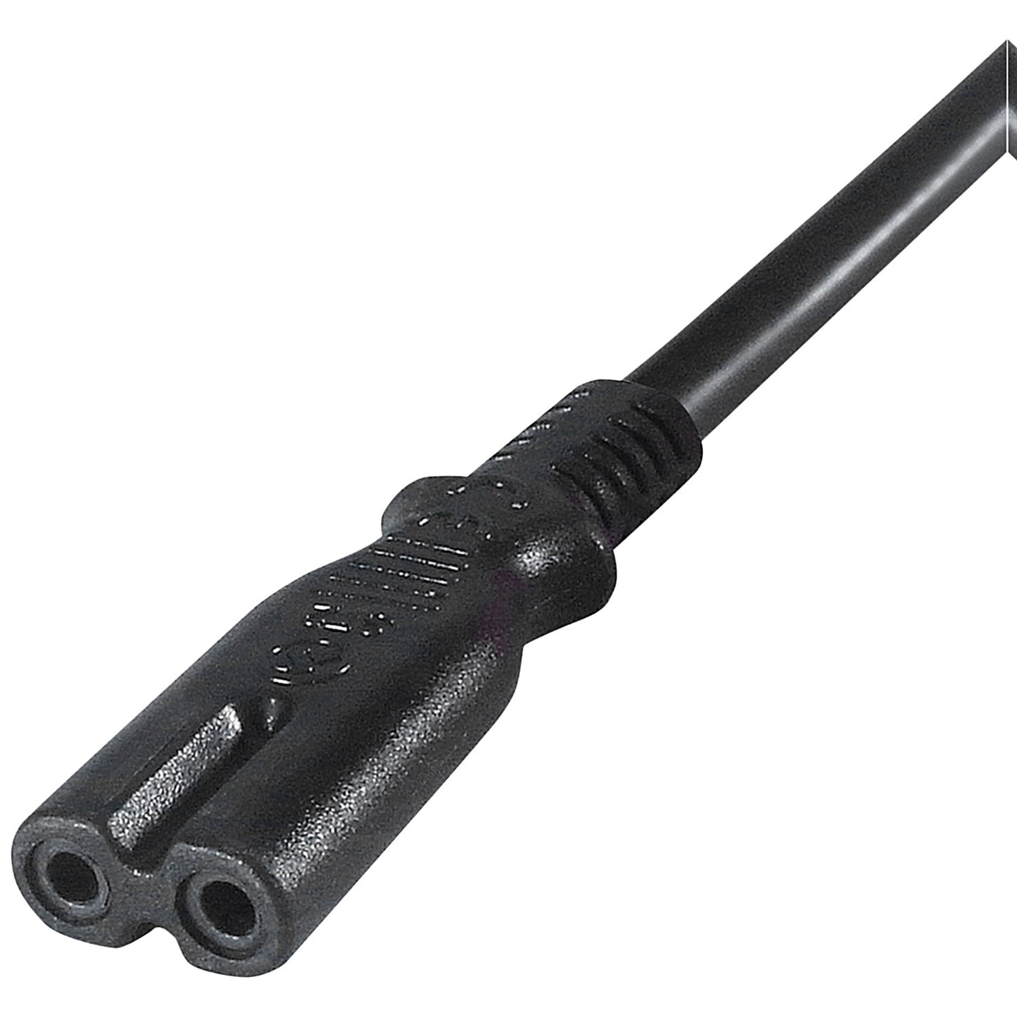 Connekt Gear C7 Male to UK Mains Power Plug, 2m Lead, Black