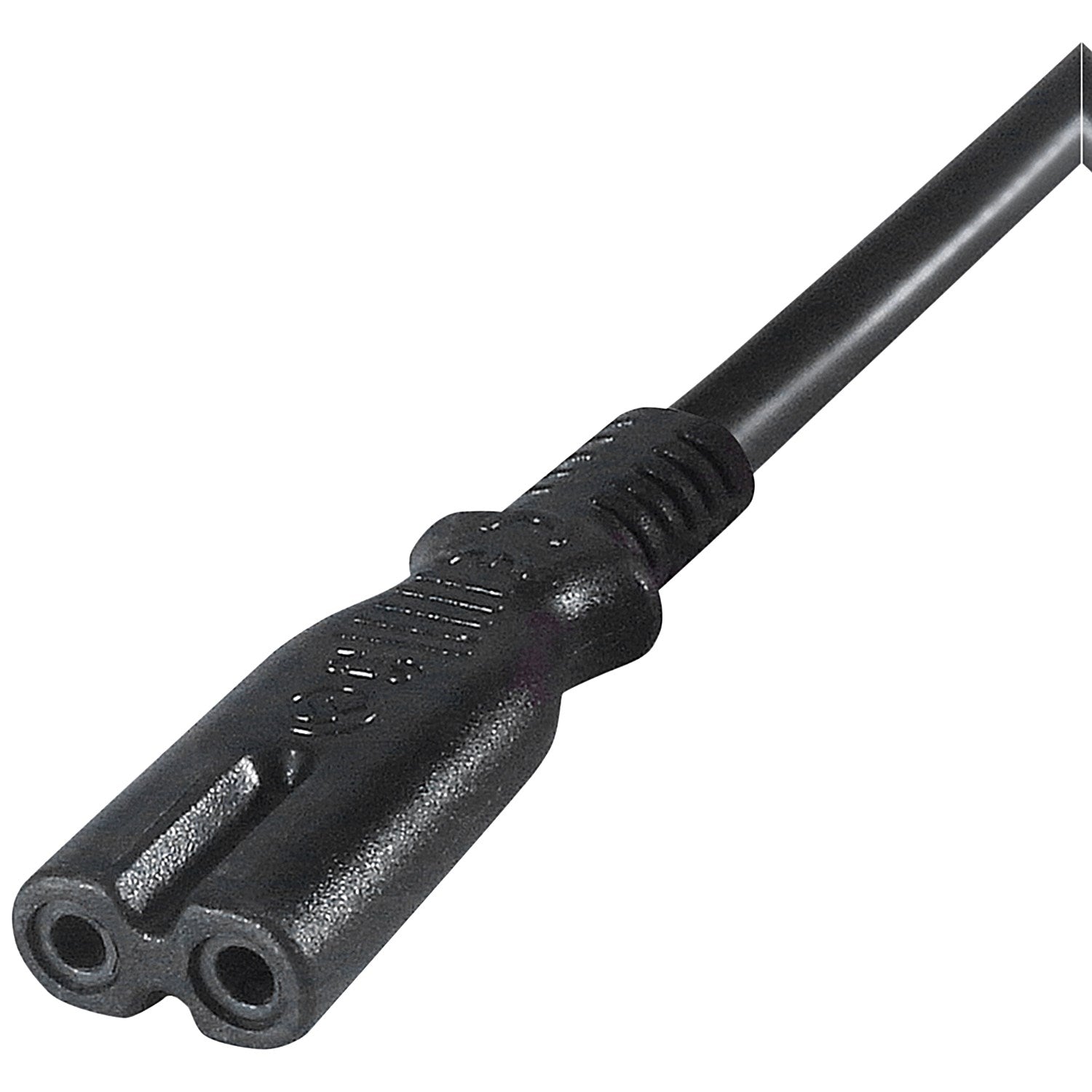 Connekt Gear C7 Male to UK Mains Power Plug, 2m Lead, Black