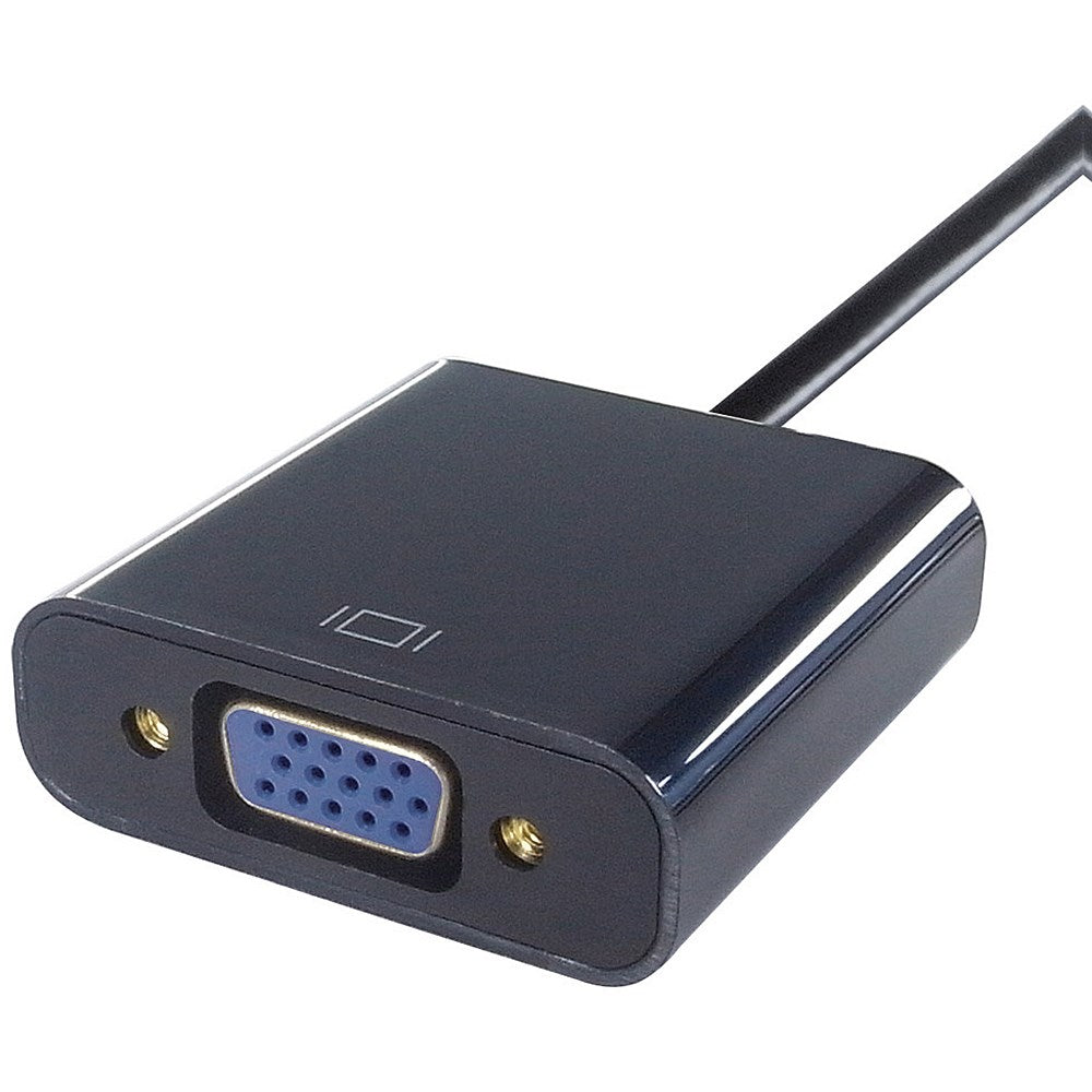 Connekt Gear HDMI to VGA Adaptor, 1m Lead, Black