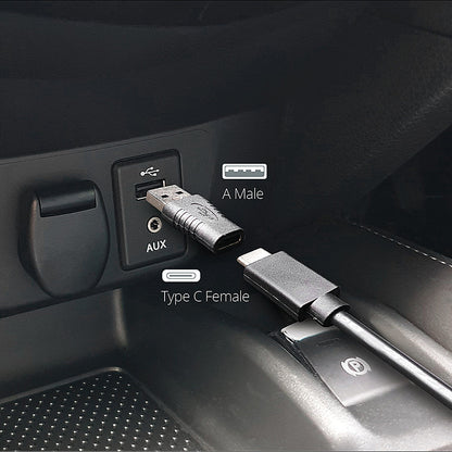 Connekt Gear USB C to USB A Adaptor, Black