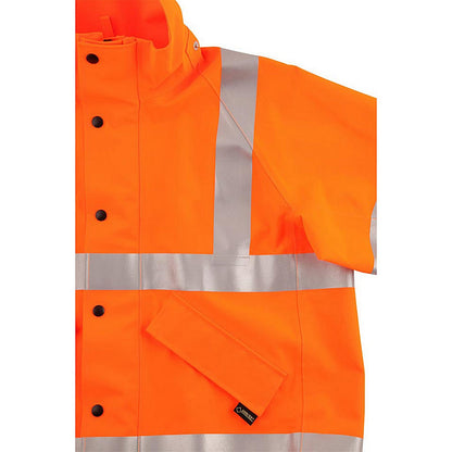 Gore-Tex Foul Weather Bomber Jacket, Orange, XL