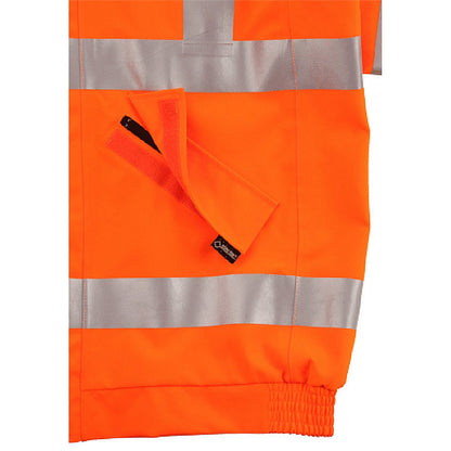Gore-Tex Foul Weather Bomber Jacket, Orange, XL