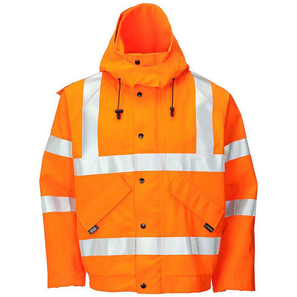 Gore-Tex Foul Weather Bomber Jacket, Orange, 3XL