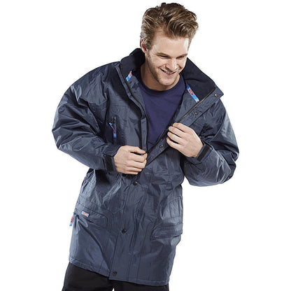 Beeswift Guardian Plain Jacket, Navy Blue, 2XL Easy2Order : GU88PNXXL