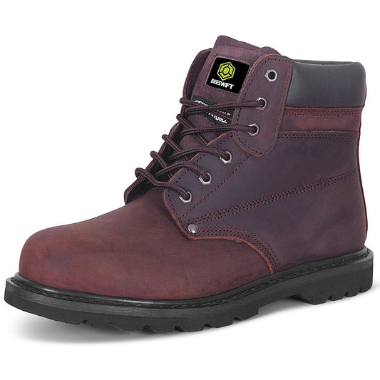 Beeswift Goodyear Welted 6 inch Boots, Brown, 11 Easy2Order : GWBBR11