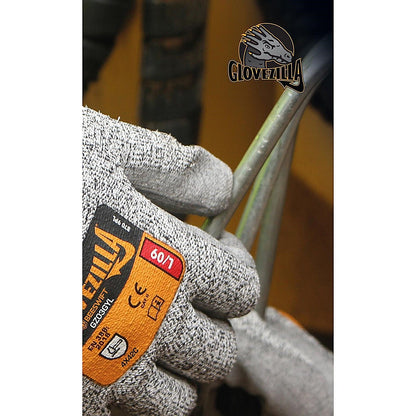 Glovezilla Pu Palm Coated Gloves, Grey, 2XL Easy2Order : GZ03GYXXL