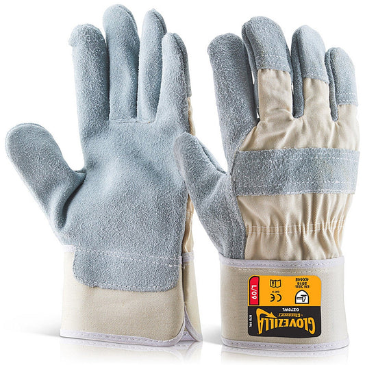 Glovezilla Cut Resistant Rigger Gloves, White, Medium Easy2Order : GZ70WM