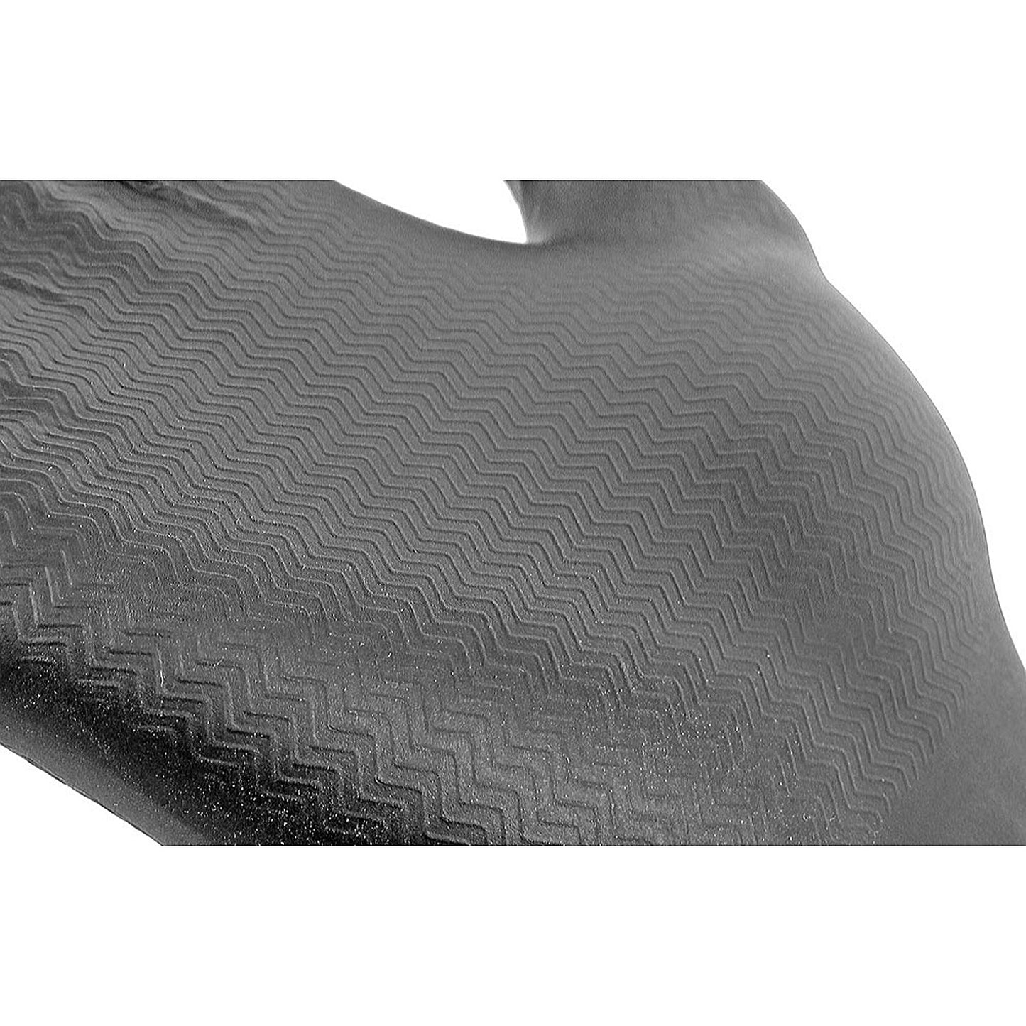 Beeswift Nitrile Disposable Powder Free Gripper Gloves, Black, 2XL, Pack of 900