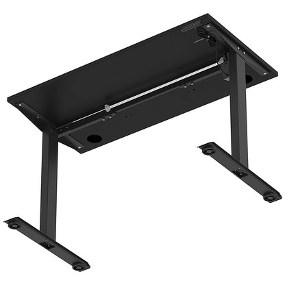 Air Lite 1200mm Slim Height Adjustable Office Desk, Black Leg, Black Easy2Order : HA03853