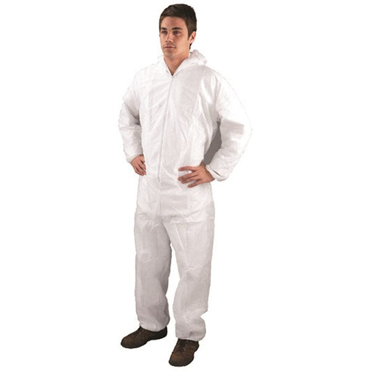 XXL White Non-Woven Coverall DC03 Easy2Order : HEA00368