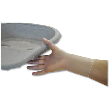 Shield Powder-Free Vinyl Gloves, Large, Clear, Pack of 100