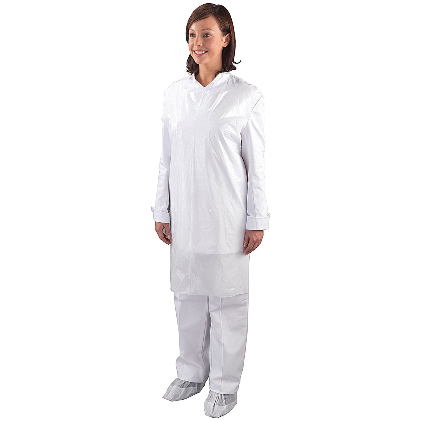 Shield Disposable Aprons on a Roll, White, Pack of 1000 Easy2Order : HEA01100