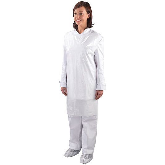 Shield Disposable Aprons on a Roll, White, Pack of 1000 Easy2Order : HEA01100