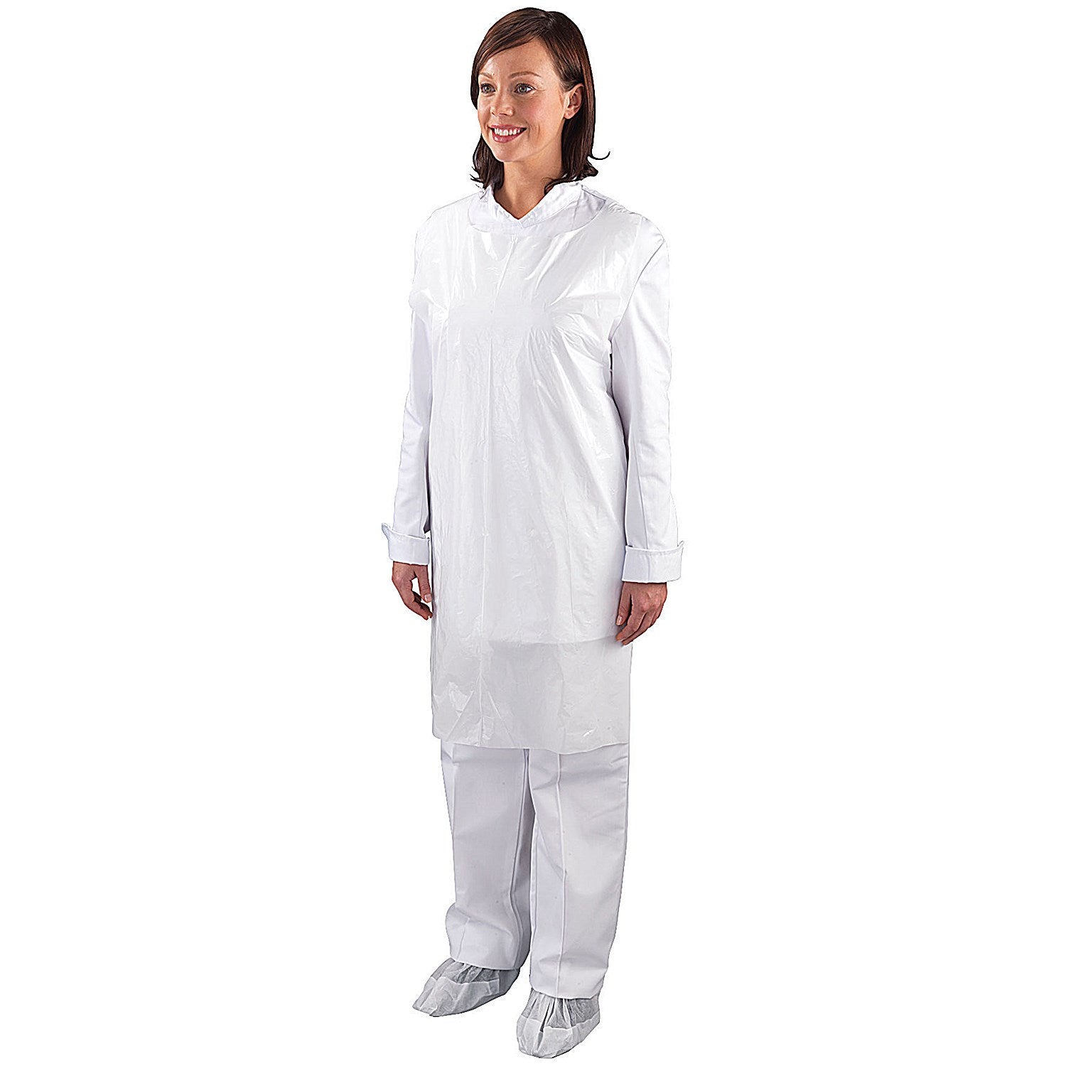 Shield Disposable Apron Dispenser White (1000 Pack) Easy2Order : HEA01102