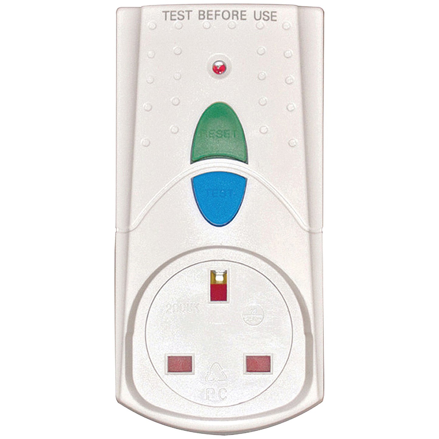 Everyday RCD Safety Plug, White