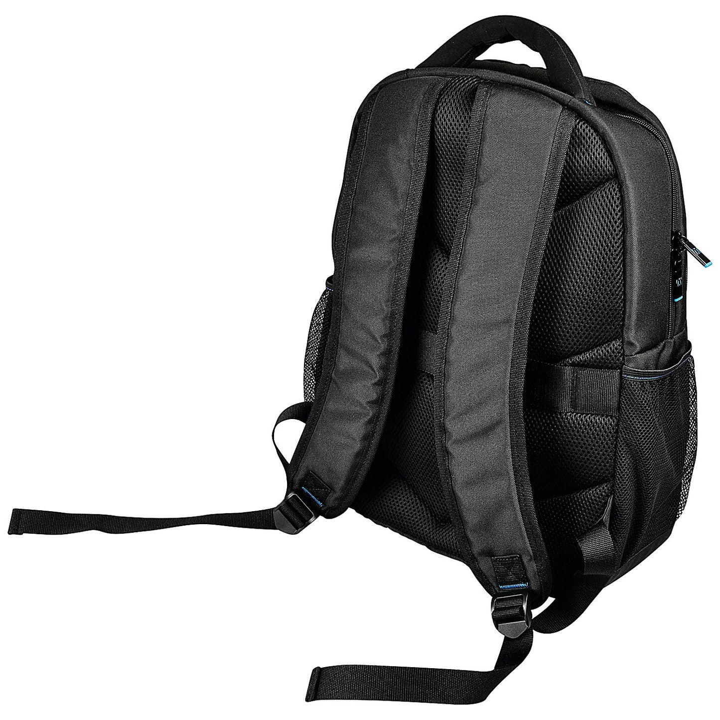Monolith Blue Line Laptop Backpack, For up to 15.6 Inch Laptops, Black