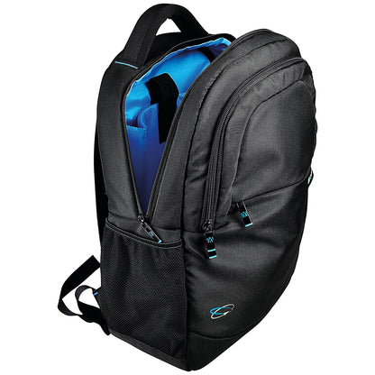 Monolith Blue Line Laptop Backpack, For up to 15.6 Inch Laptops, Black