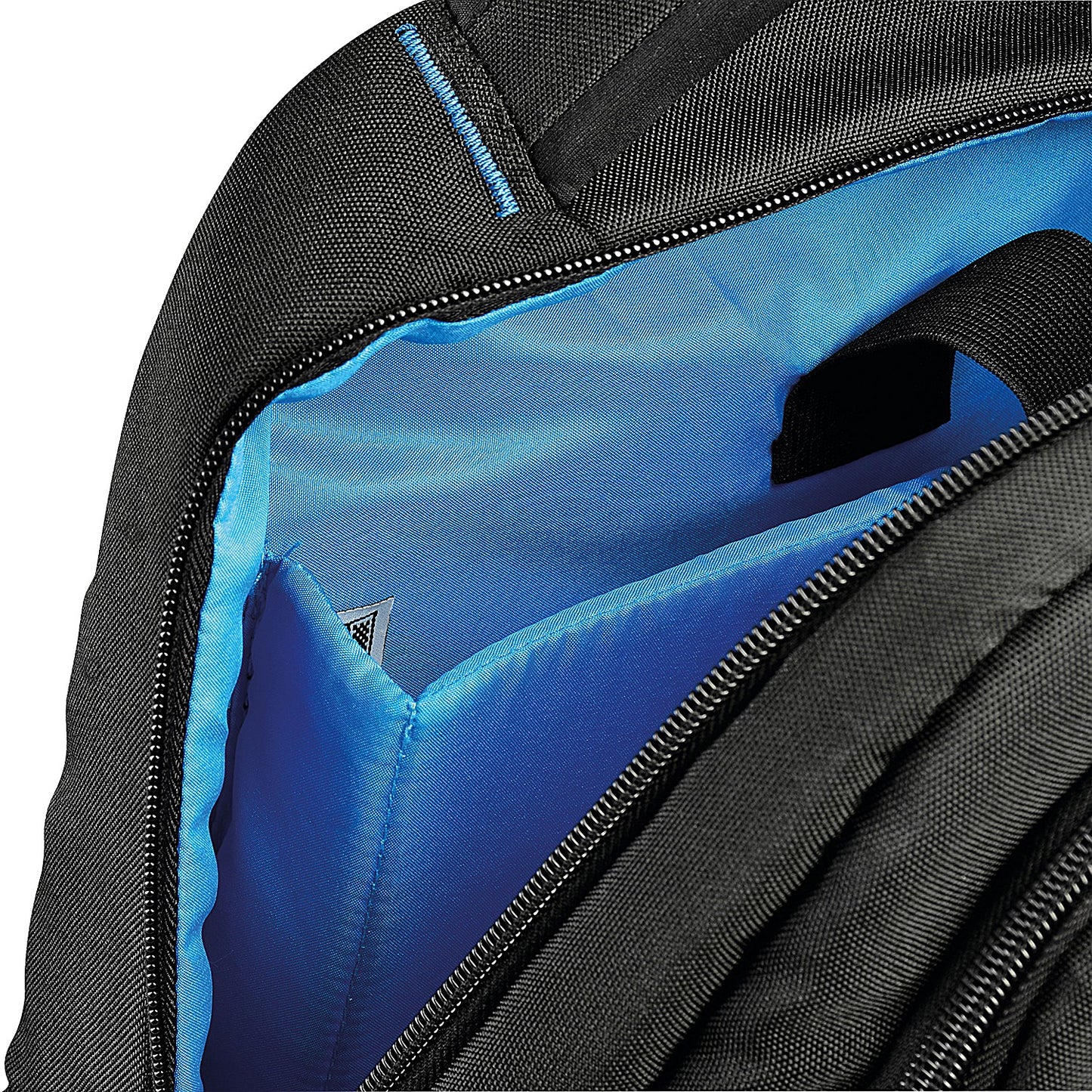Monolith Blue Line Laptop Backpack, For up to 15.6 Inch Laptops, Black