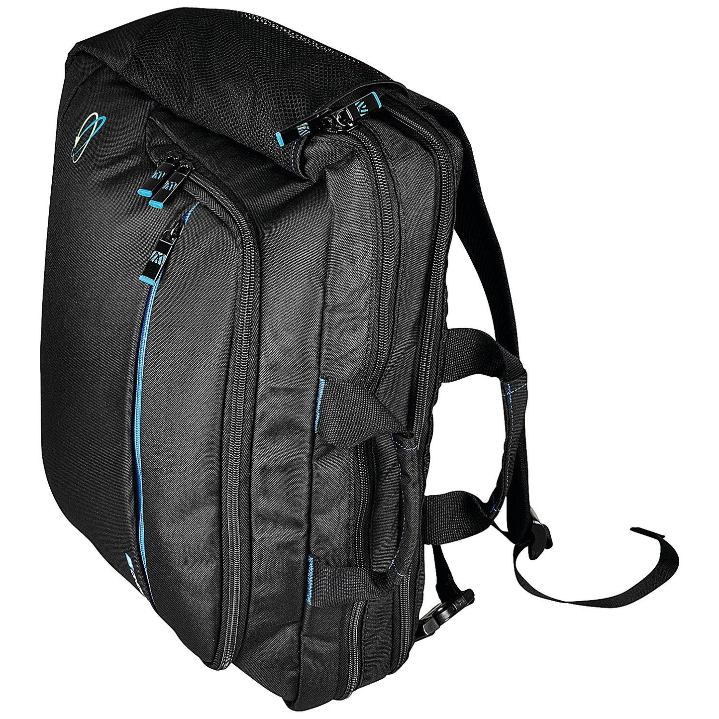 Monolith Blue Line Laptop Hybrid Carry Case/Backpack, For up to 15.6 Inch Laptops, Black
