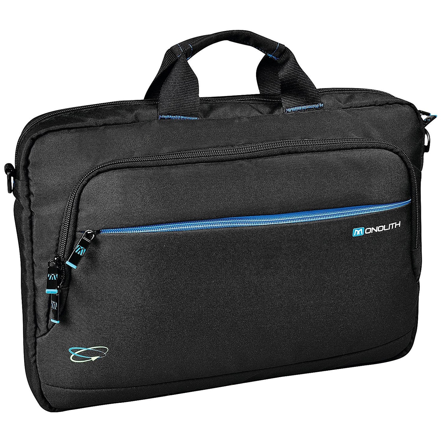 Monolith Blue Line Laptop Carry Case, For up to 15.6 Inch Laptops, Black
