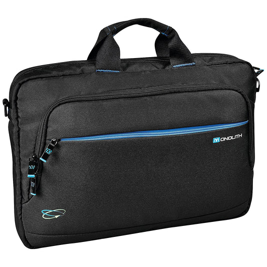 Monolith Blue Line Laptop Carry Case, For up to 15.6 Inch Laptops, Black