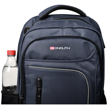 Monolith Business Commuter Laptop Backpack with USB and Headphone Ports, For up to 15.6 Inch Laptops, Blue